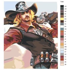 Картина по номерам Т339 "Mobile Legends: клинт" 40Х50 Brushes Paints