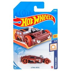Машинка Hot Wheels коллекционная (оригинал) LETHAL DIESEL (коричневый)