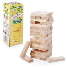 Настольная игра "Джанга березка" (малая)(из натурального дерева) Задира
