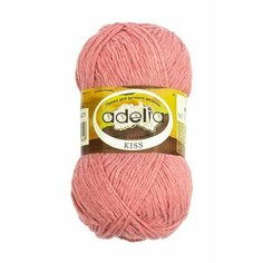Пряжа ADELIA KISS 10 шт. в упак. цвет №21 т. гр. розовый (KISS- №21 т. гр. розовый)