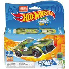 Конструктор Mega Construx Hot Wheels GVM28 Машинка гоночная, 102 дет.
