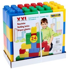 Конструктор строительный XXL, 24 детали Полесье