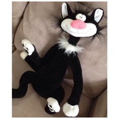 Мягкая игрушка кот 25 СМ черный Китай