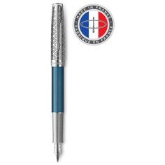 Parker Sonnet Premium - Metal Blue CT, перьевая ручка, F (2119743)