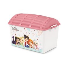 Контейнер 50л Сундук "Царевны" Ящик для Игрушек 62*40*44 см Alternativa