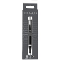 Ручка шариковая Parker IM Essential K319 в подарочной коробке, Matte Black CT 2150846