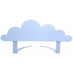 Ограничитель для кровати, цвет лилово-голубой (на матрас 16-18 см) Whitecloudshop