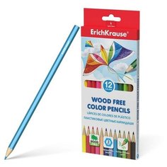 Пластиковые цветные карандаши 12 цветов, ErichKrause, шестигранные./В упаковке шт: 1