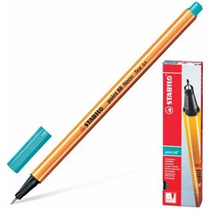 Ручка капиллярная (линер) STABILO "Point 88", Светло-телесная, корпус оранжевый, линия письма 0,4 мм, 10 шт.