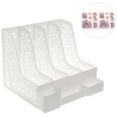 DeVENTE Органайзер-подставка настольный, deVENTE Universal, 32,5 x 30,4 x 26,3 см, белый