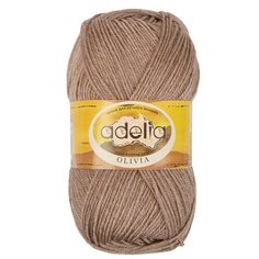 Пряжа ADELIA OLIVIA 60 % акрил, 40 % шерсть 5 шт. х 100 г 250 м ± 10 м №28 молочный