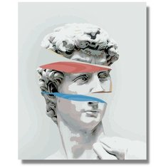 Картина по номерам "Давид " холст на подрамнике 40х50