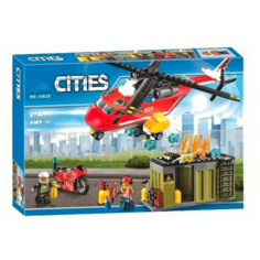 Конструктор/ Сити/ Город/ Пожарная команда быстрого реагирования/ 274 детали Планета конструкторов