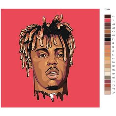 Картина по номерам Z-354 "Juice WRLD" 70x70 Brushes Paints