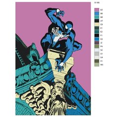 Картина по номерам X-185 "Человек Паук" 60x90 Brushes Paints
