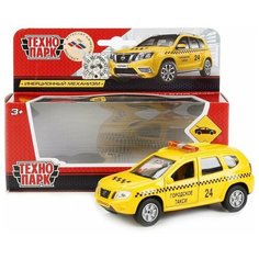 Машинка металлическая ТехноПарк Nissan Terrano такси 12см SB-17-47-NT(T)-WB