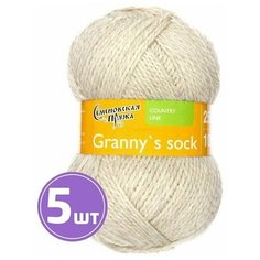 Пряжа Семеновская пряжа Grannys sock W (526), самородок 5 шт. по 100 г