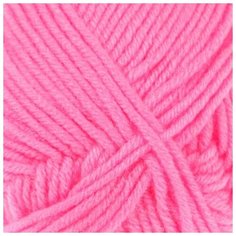 Пряжа "Детская забава" 20% микрофибра, 80% акрил 140м/50гр (054 супер розовый)(В наборе5шт.) Камтекс