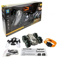 1toy Драйв Машина на радиоуправлении, свет, АКБ, USB, рол. кол. управление жестами