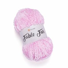 Пряжа YARNART Fable Fur, YarnArt, барби - 977, 100% микрополиэстер, 5 мотков, 100 г, 100 м.