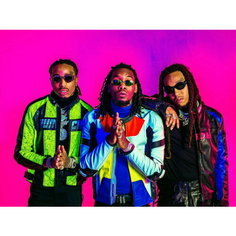 Плакат, постер на бумаге Migos/Мигос/музыкальные/поп исполнитель/артист/поп-звезда/группа. Размер 21 на 30 см