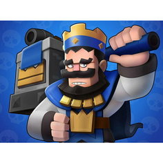 Плакат, постер на бумаге Brawl Stars/Браво Старс/игровые/игра/компьютерные герои персонажи. Размер 60 х 84 см