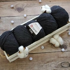 Пряжа YarnArt Jeans (Ярнарт Джинс) цвет: меренго 28, 55% хлопок, 45% полиакрил, 50г, 160м, набор из 10 шт.