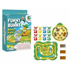 Настольная игра ходилка "Веселый кролик" Shantou Gepai 777-100