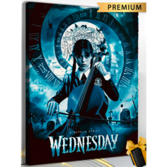 Картина по номерам Уэнсдей