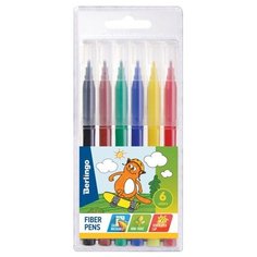 Berlingo Фломастеры 6 цветов "Жил-был кот", европодвес