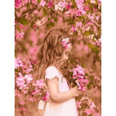 Картина по номерам В цветущем саду 40х50 см Hobby Home