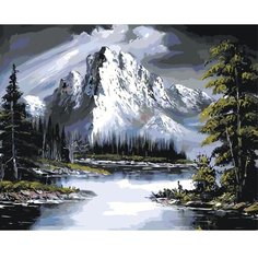 Картина по номерам Горное озеро 40х50 см Hobby Home