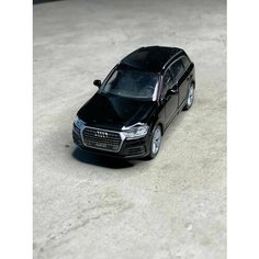 Металлическая машинка Welly AUDI Q7 ауди, инерционная, цвет Черный