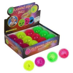 Мяч «Ёжик», световой, с пищалкой, цвета микс Noname