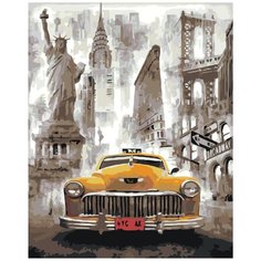 Картина по номерам Такси 40х50 см Hobby Home