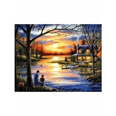 Картина по номерам Выходной за городом 40х50 см Hobby Home