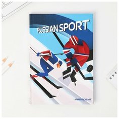 Ежедневник А5, 96 л "Russian sport" Noname