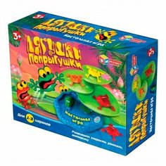 Настольная игра Умка "Лягушки попрыгушки" 1-3 игрока, для детей от 3 лет, 1504K741-R (325802)