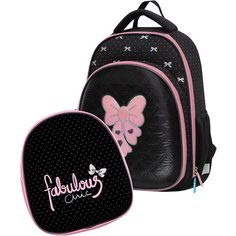 Ранец Först F-Complex "Royal style" в комплекте со сменой передней панелью, 39*28*18см, 2 отделения, 2 кармана, анатомическая спинка (арт. 349572) Forst