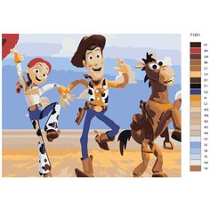 Картина по номерам T1251 "Побег игрушек" 40х50 см Brushes Paints