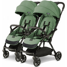 Leclerc Baby Прогулочная коляска для двойни Magic Fold Plus (Green)