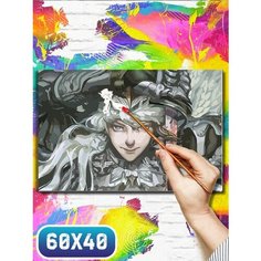 Картина по номерам на холсте аниме берсерк - 12150 60х40