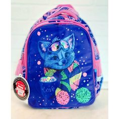 Школьный ранец/рюкзак для девочки Книжка-магнит Амонг ас/ Ранец школьный каркасный с ортопедической спинкой Брат&Brothers