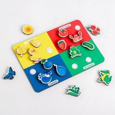 Липучка "Учим цвета" Сибирские игрушки