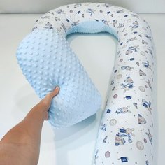 Подушка для беременных с плюшем Нет бренда