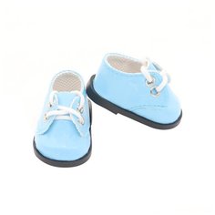 Обувь для кукол, Ботинки на шнурках 5 см для Paola Reina 32 см, Berjuan 35 см, Vidal Rojas 35 см и др, светло-голубые Favoridolls