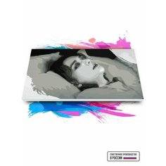 Картина по номерам на холсте Stray Kids Red Lights - Хёнджин, 30 х 60 см Красиво Красим