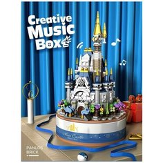 Конструктор для девочки музыкальный вращающийся замок Goods Retail