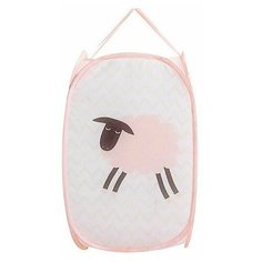 Корзина для игрушек HARVEX, корзина для белья, корзина для вещей, мешок для игрушек, хранение игрушек, розовая овечка