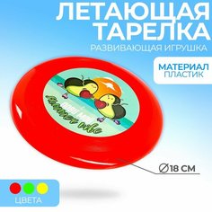 Летающая тарелка «Лови мой summer vibe», цвета микс Funny Toys